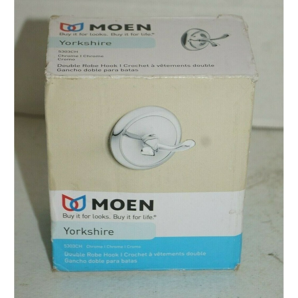 Moen 5303CH Yorkshire Double Robe Hook, Chrome